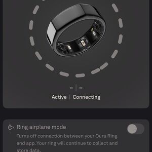 OURA gen 3 black ring